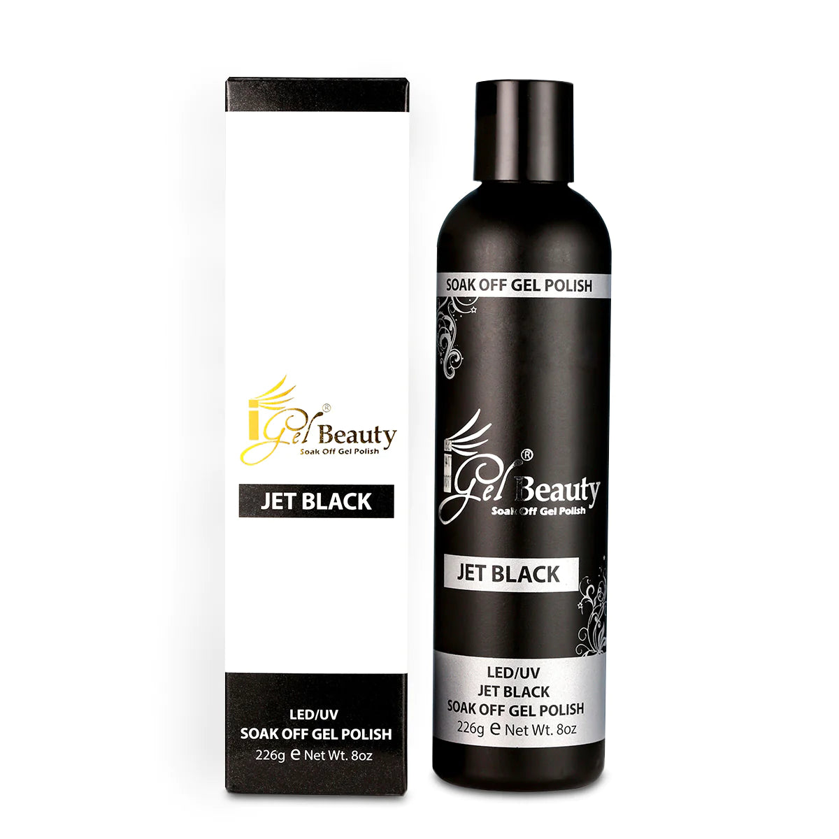 IGEL JET BLACK GEL - 8 OZ REFILL