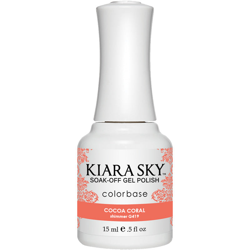 Kiara Sky Gel Polish - COCOA CORAL