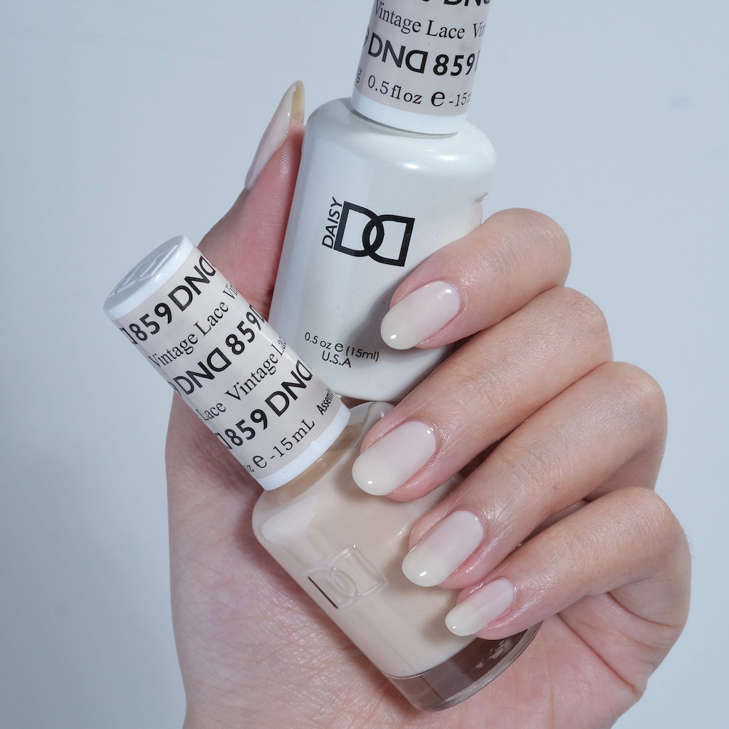 DND Gel & Lacquer Duo - Vintage Lace #859