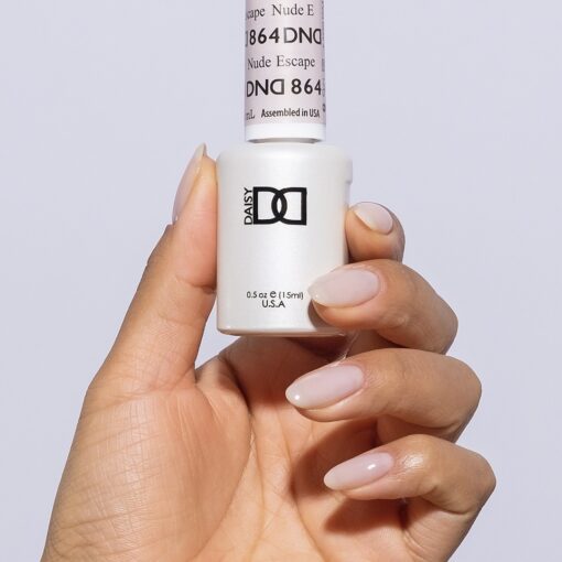 DND Gel Nail Polish Duo - 864 Nude Escape