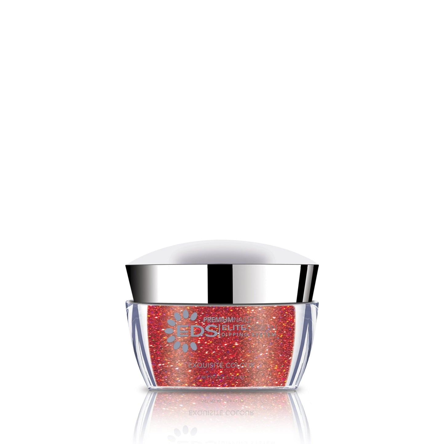 Premium Dipping Powder 1.4oz - ED 283G Red Glitz Glitter