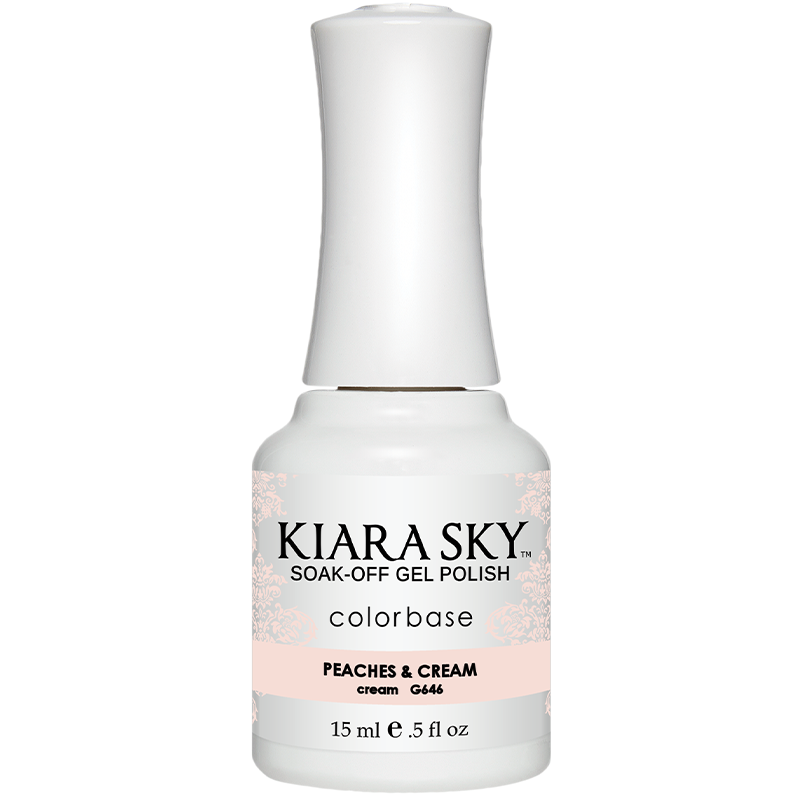 Kiara Sky Gel Polish - Peaches and Cream