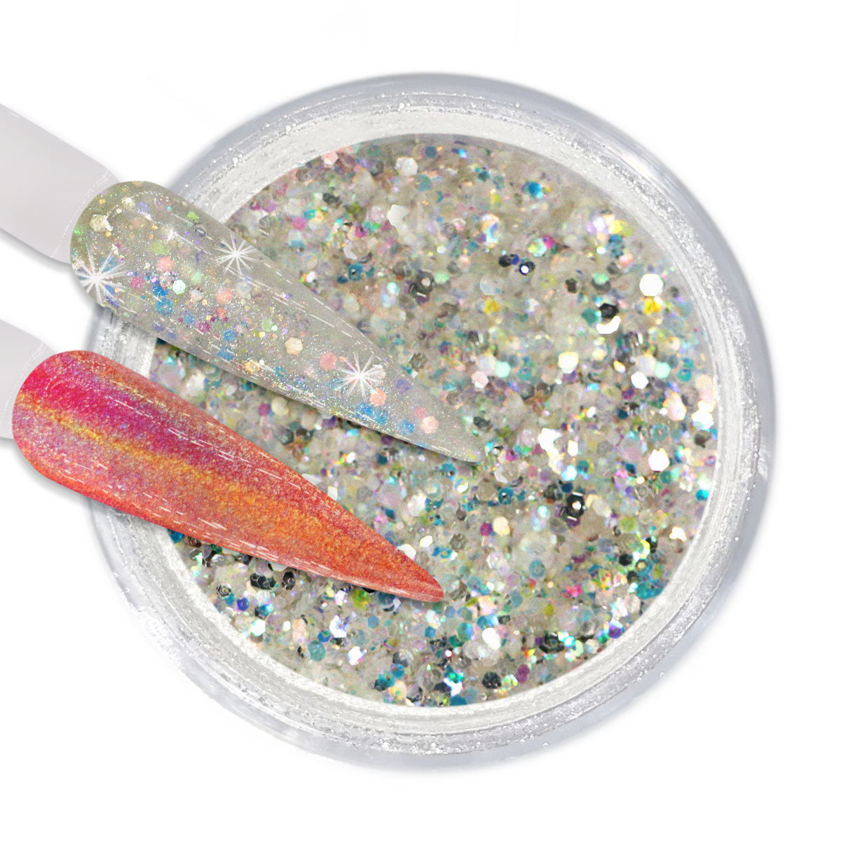 iGel Dip & Dap Powder Holo Chrome - CD02 A Thousand Wishes