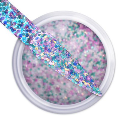 iGel Dip & Dap Powder - Mermaid Glitter - MG16 Noble Waterfall