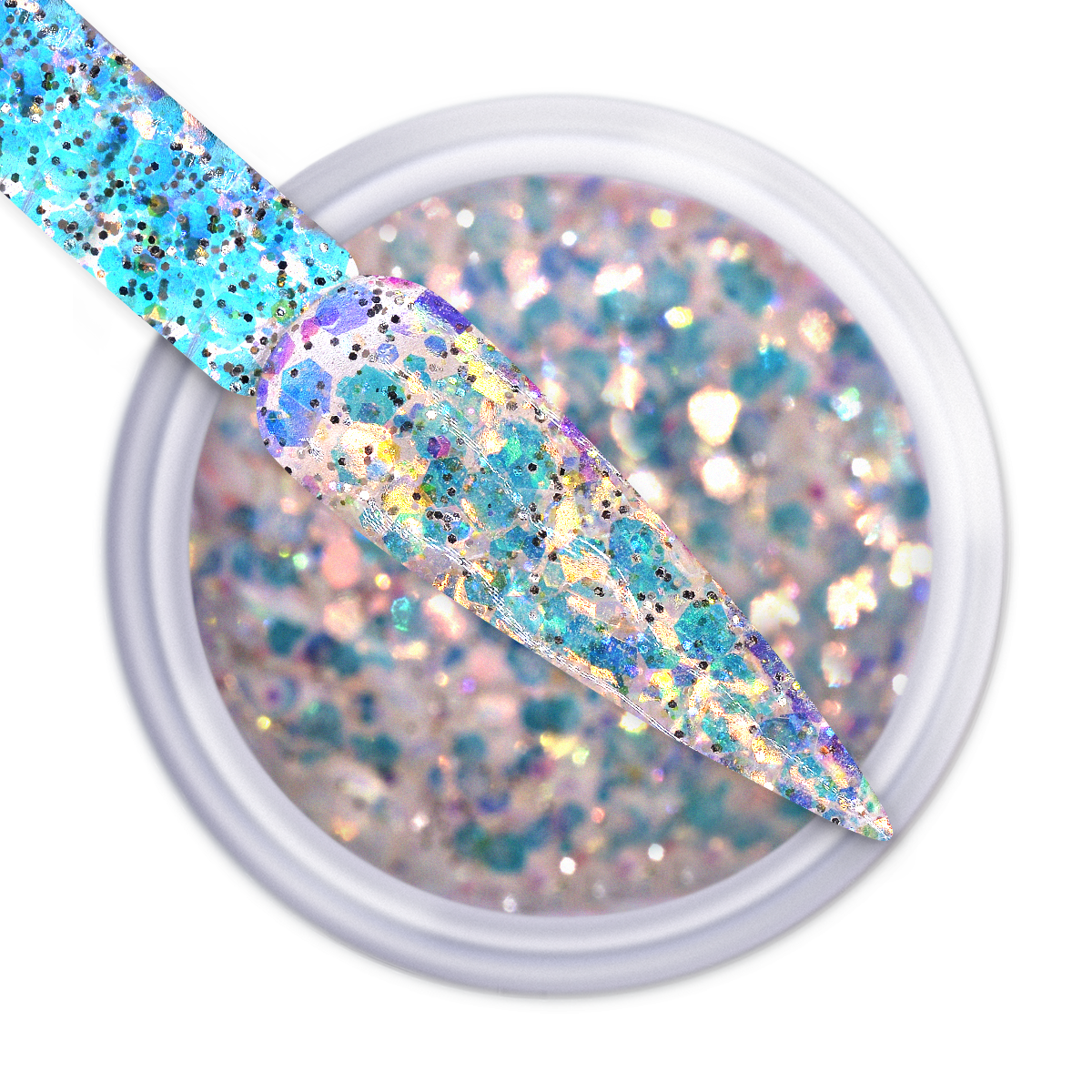 iGel Dip & Dap Powder - Mermaid Glitter - MG18 Pearl Watcher