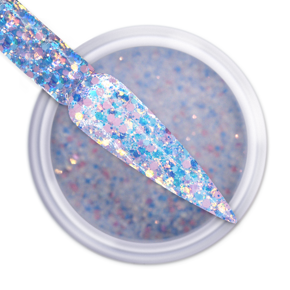 iGel Dip & Dap Powder - Mermaid Glitter - MG21 Born In Waves