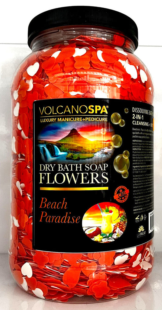 Lapalm Volcano Spa Dry Bath Soap Flowers 1G - Beach Paradise