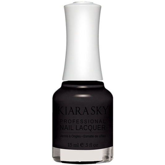 Kiara Sky Nail Lacquer - BLACK TO BLACK