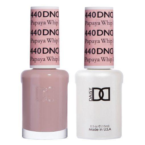 DND Gel Nail Polish Duo - 440 Brown Colors - Papaya Whip