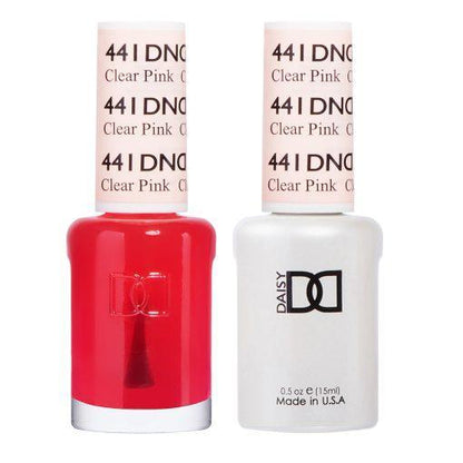 DND Gel Nail Polish Duo - 441 Pink Colors - Clear Pink