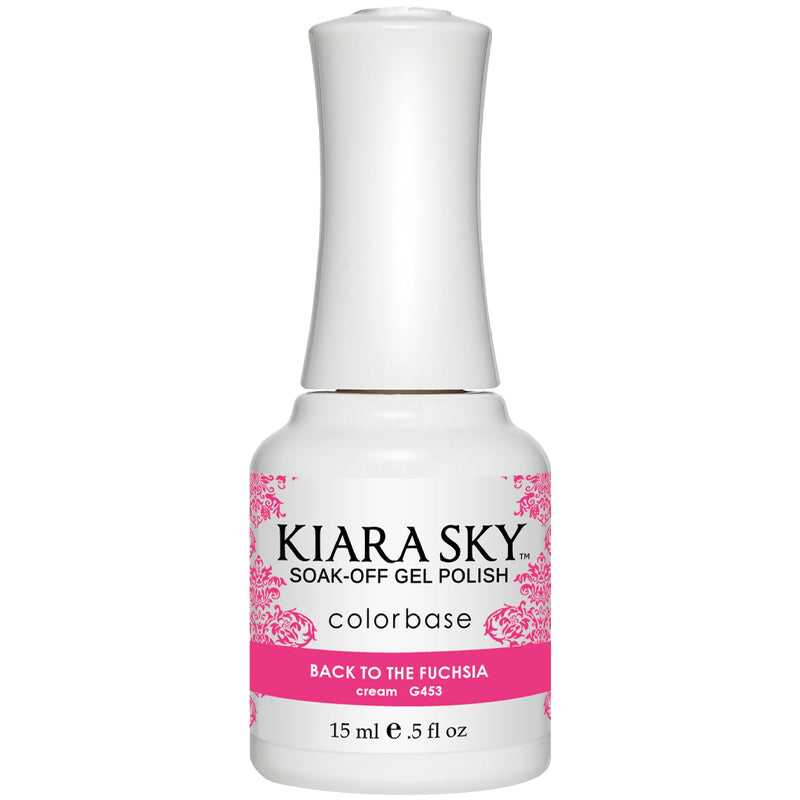 Kiara Sky Gel Polish - BACK TO THE FUCHSIA