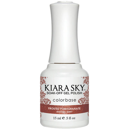 Kiara Sky Gel Polish - FROSTED POMEGRANATE