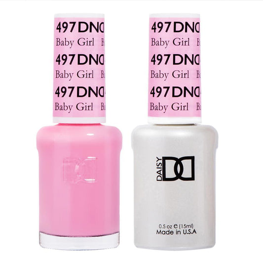 DND Gel Nail Polish Duo - 497 Pink Colors - Baby Girl