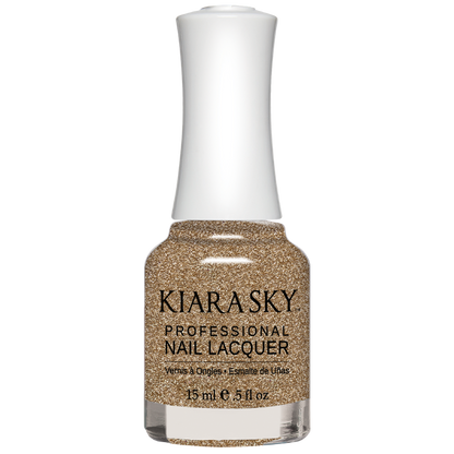 Kiara Sky Nail Lacquer - Dripping in Gold