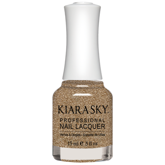 Kiara Sky Nail Lacquer - Dripping in Gold