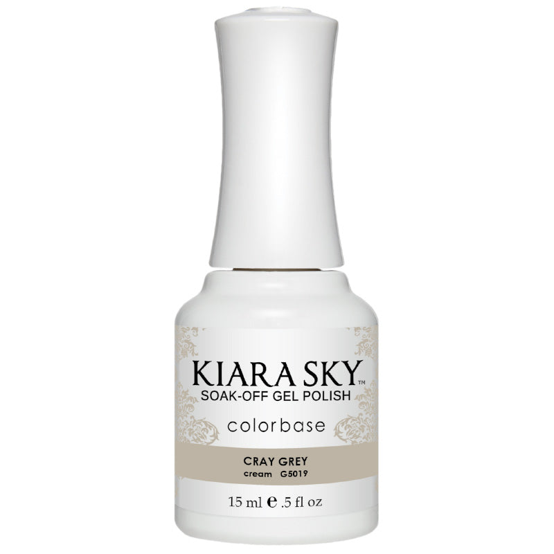 Kiara Sky Gel Polish - Cray Grey