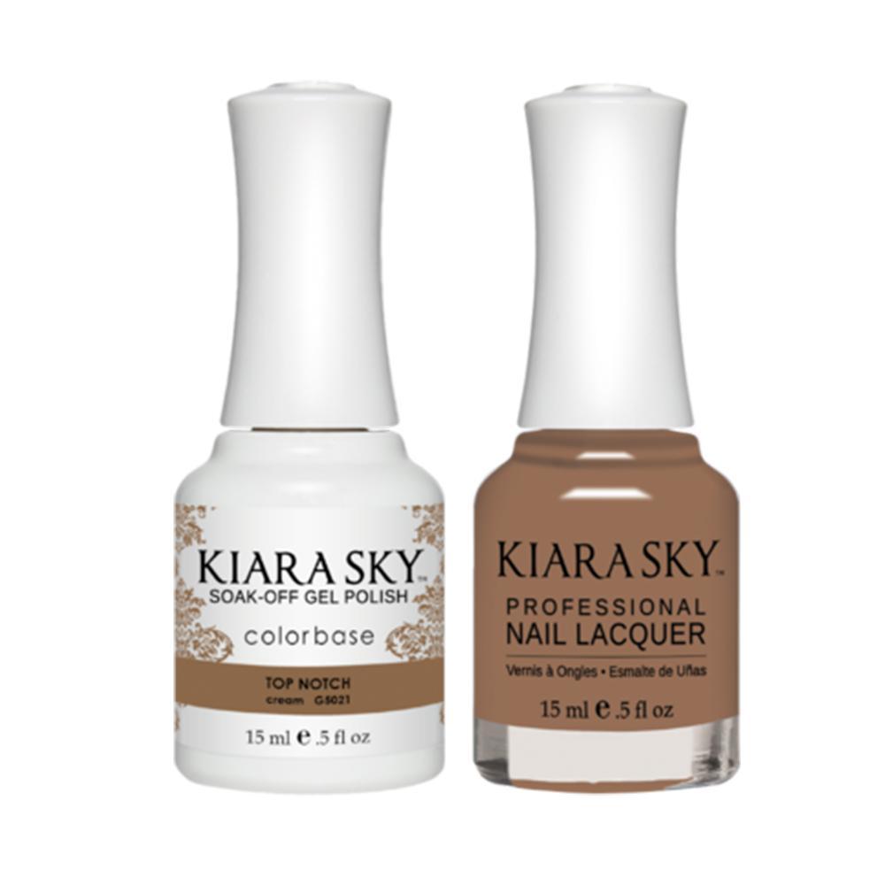 Kiara Sky 5021 TOP NOTCH - All-In-One Gel Polish & Matching Nail Lacquer Duo Set - 0.5oz