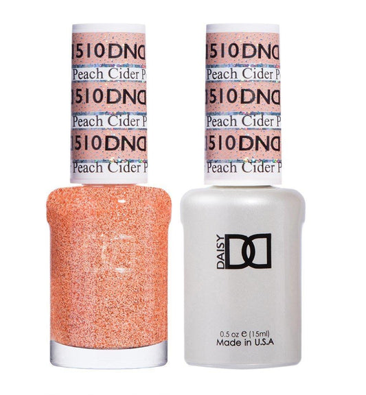 DND Gel Nail Polish Duo - 510 Orange Colors - Peach Cider