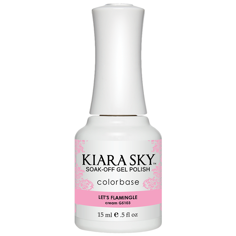 Kiara Sky Gel Polish - Let's Flamingle