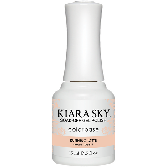 Kiara Sky Gel Polish - Running Latte