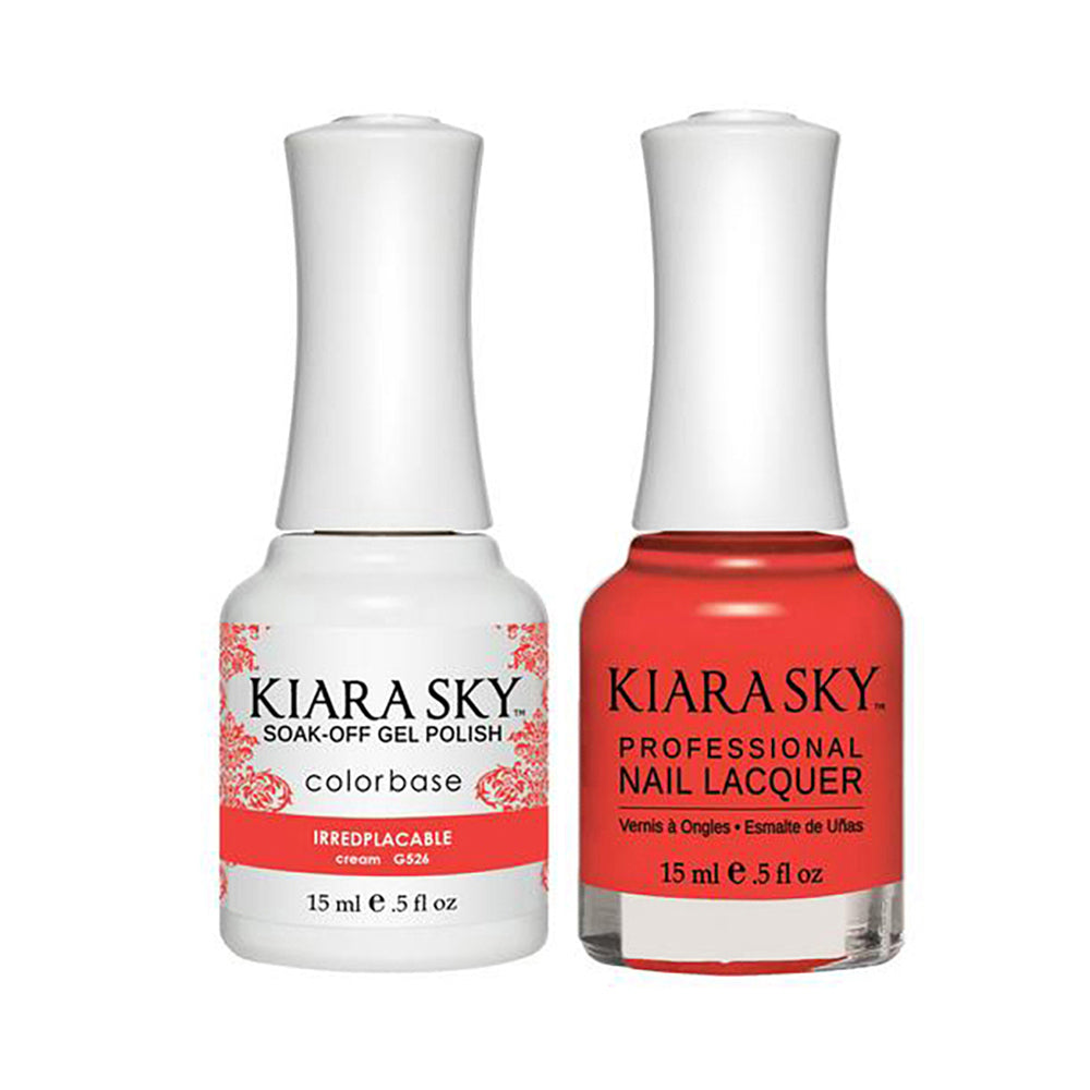 KIARASKY Holiday Gift Bundle: 4 Gel & Lacquer, 1 Base Gel, 1 Top Gel - 572, 548, 526, 596