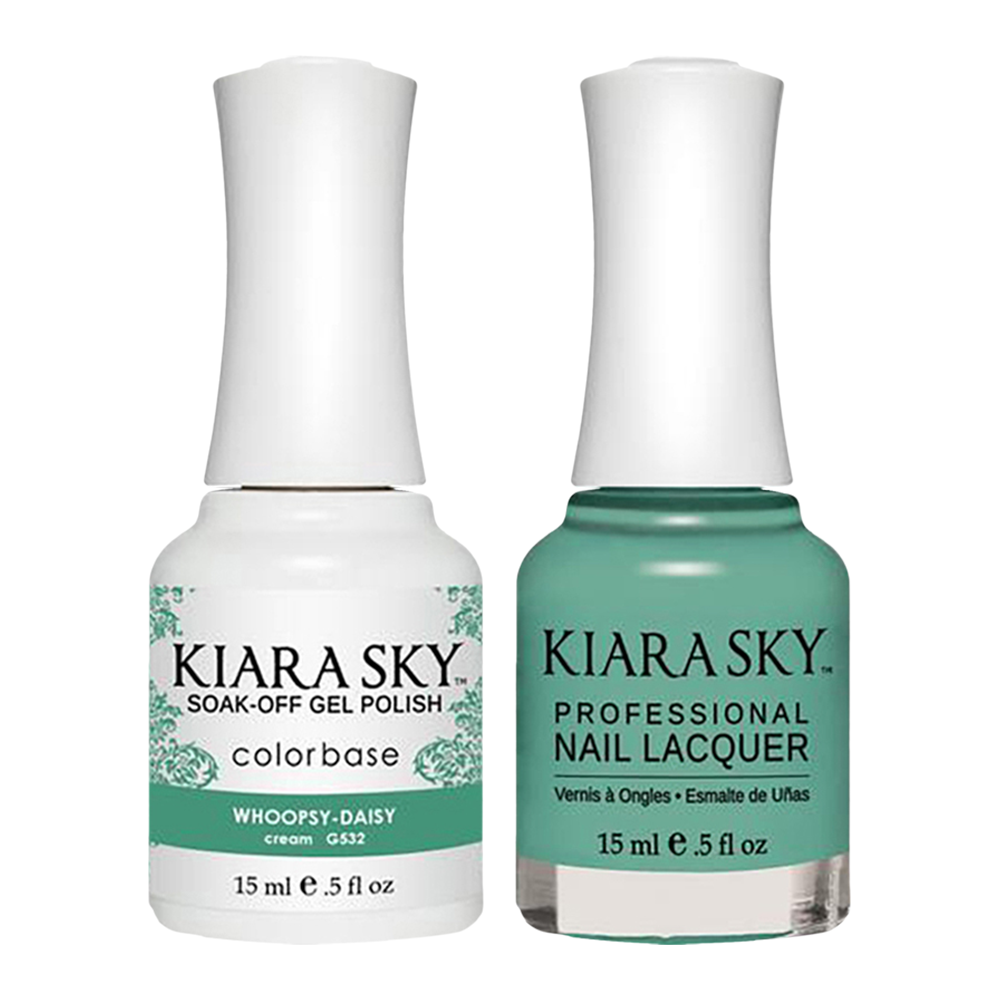 KIARASKY Holiday Gift Bundle: 7 Gel & Lacquer, 1 Base Gel, 1 Top Gel - 541, 532, 544, 507, 505, 554, 551