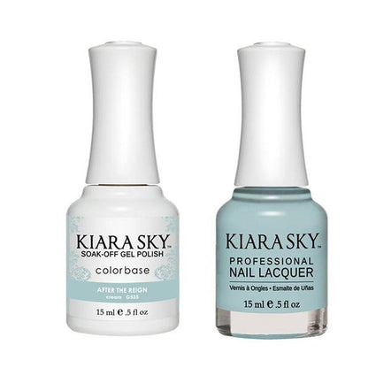 Kiara Sky Gel Nail Polish Duo - 535 Blue Colors - After The Reign