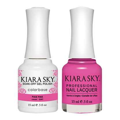 KIARASKY Holiday Gift Bundle: 7 Gel & Lacquer, 1 Base Gel, 1 Top Gel - 541, 532, 544, 507, 505, 554, 551