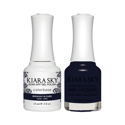 KIARASKY Holiday Gift Bundle: 4 Gel & Lacquer, 1 Base Gel, 1 Top Gel - 572, 548, 526, 596