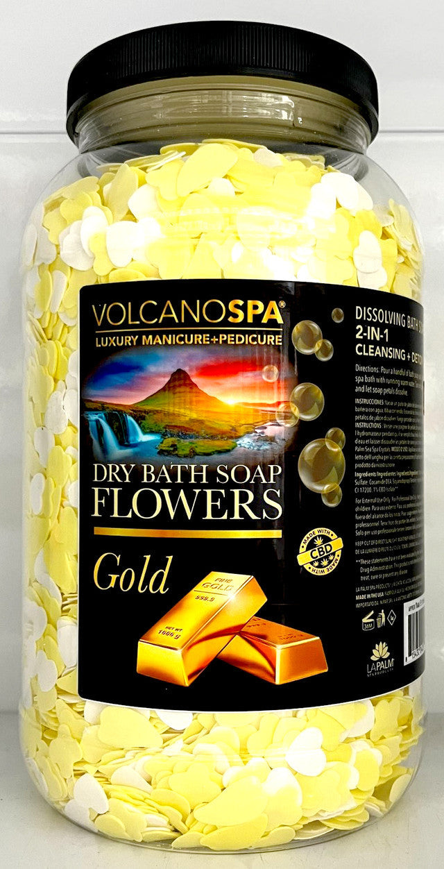 Lapalm Volcano Spa Dry Bath Soap Flowers 1G - Gold