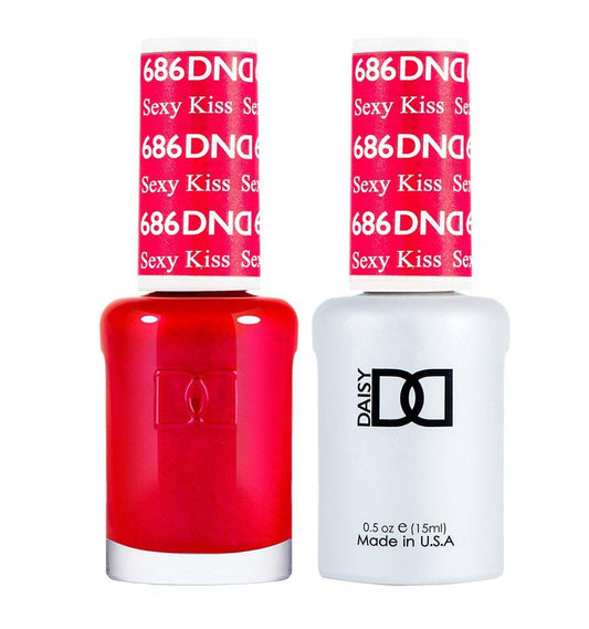 DND Gel Nail Polish Duo - 686 Pink Colors - Sexy Kiss