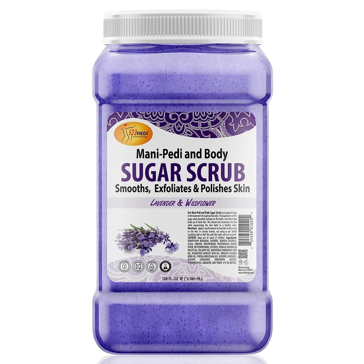 SpaRedi Sugar Scrub - Lavender & Wildflower