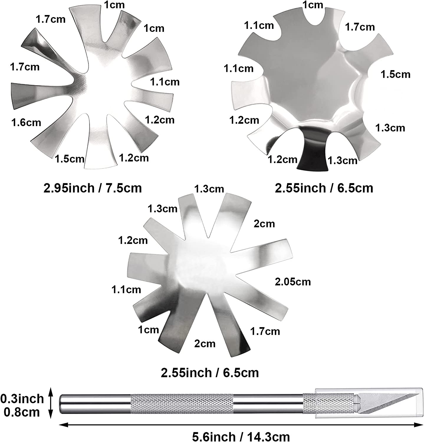 Pink and White French Cutter