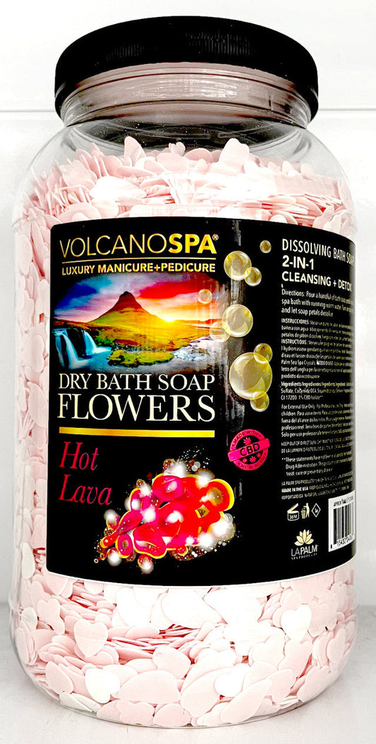 Lapalm Volcano Spa Dry Bath Soap Flowers 1G - Hot Lava