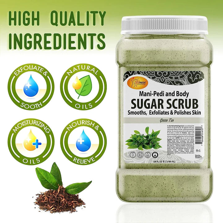 SpaRedi Sugar Scrub - Green Tea