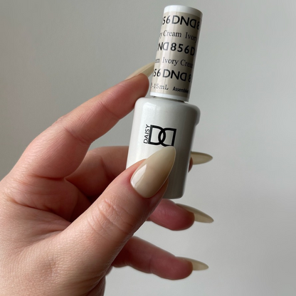 DND Gel & Lacquer Duo - Ivory Cream #856