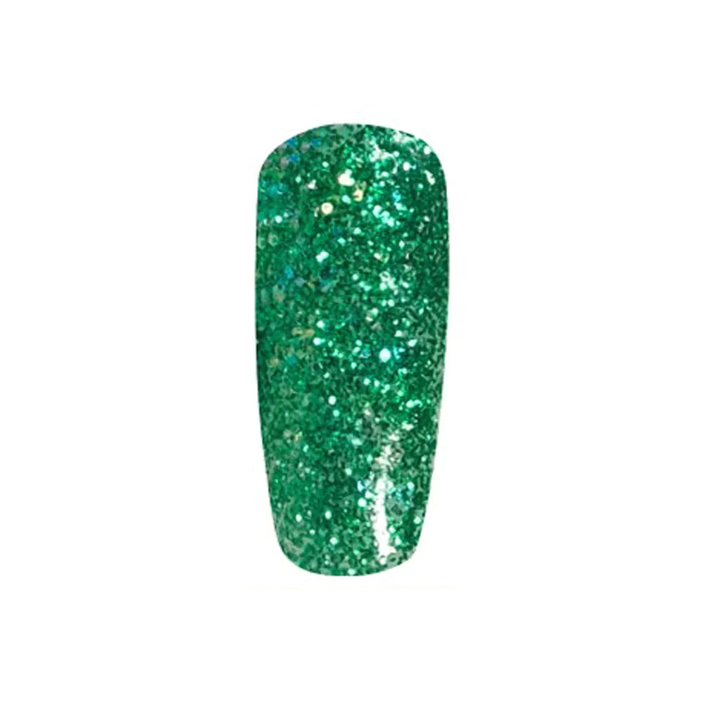 DND Gel Nail Polish Duo - 908 Green Aura - DND, DND Duo, DND Super Glitter Collection