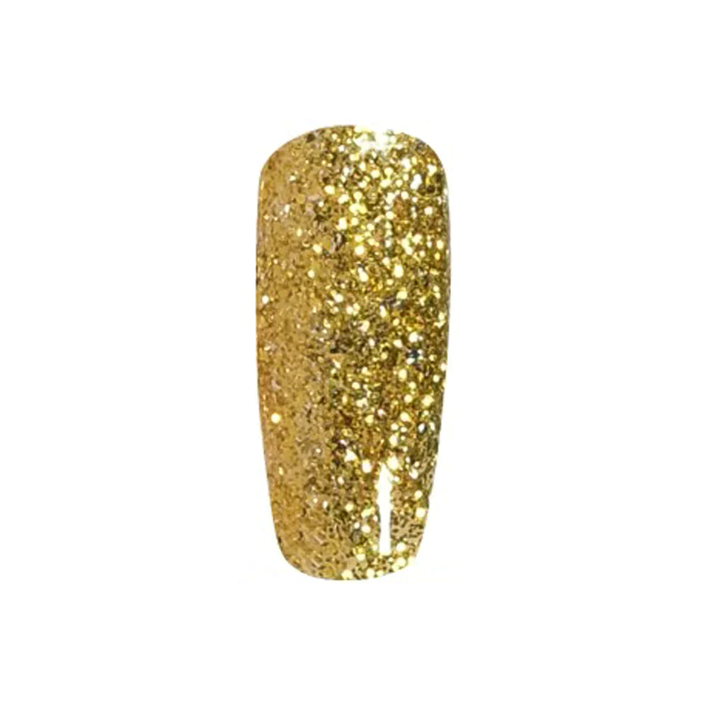 DND Gel Nail Polish Duo - 910 Morning Gold - DND, DND Duo, DND Super Glitter Collection