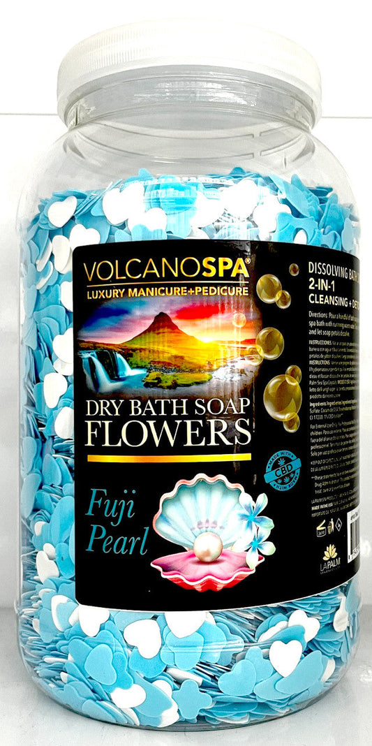 Lapalm Volcano Spa Dry Bath Soap Flowers 1G - Fuji Pearl