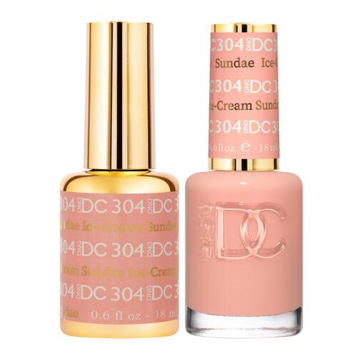 DND - DC Duo - Gel & Lacquer - Ice-Cream Sundae - #DC304