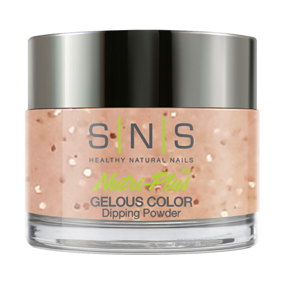 SNS Dipping Powder Nail - BM31 - Glitter Neutral Beige Colors