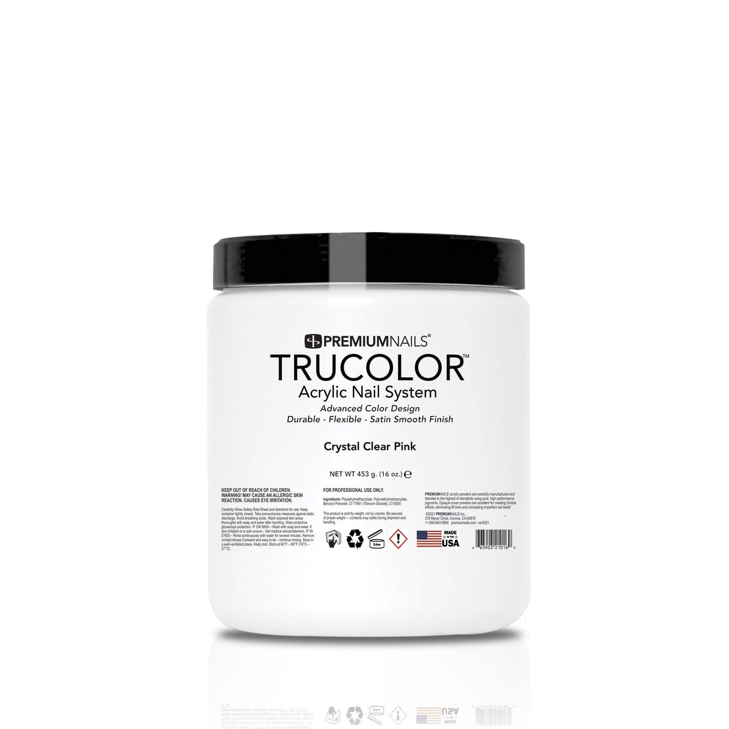 Crystal Clear Pink - TRUCOLOR Nail Sculpting Powder