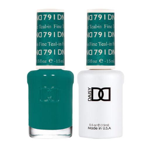 DND Gel Nail Polish Duo - 791 Teal Colors
