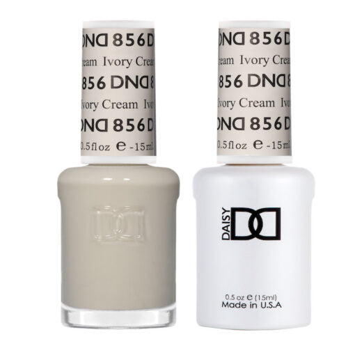 DND Gel & Lacquer Duo - Ivory Cream #856