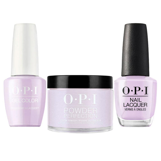 OPI 3 in 1 - F83 Polly Want a Lacquer - Dip, Gel & Lacquer Matching