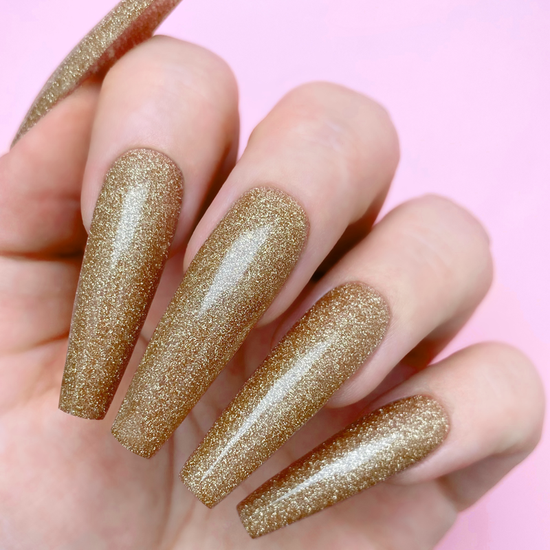 Kiara Sky Gel Polish - Dripping in Gold