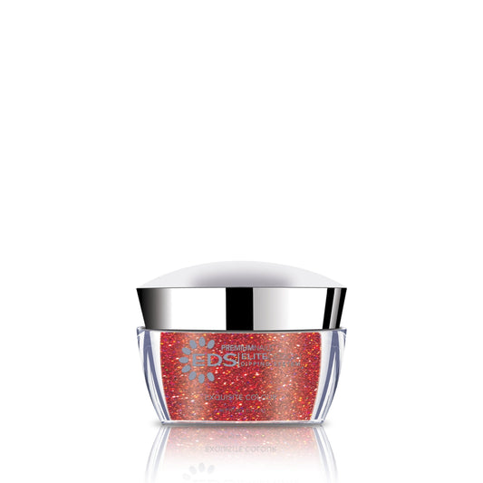 Premium Dipping  Powder 1.4oz - ED 283G Red Glitz Glitter