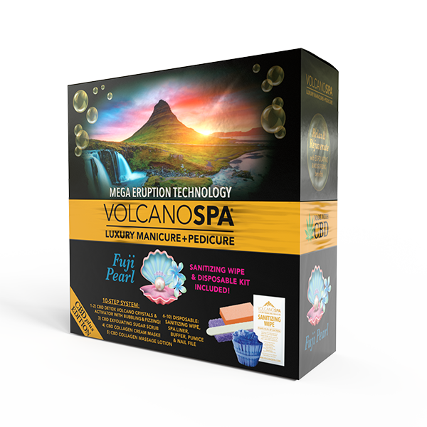 Lapalm 10 Step - Volcano Spa Pedicure Kit - Fuji Pearl