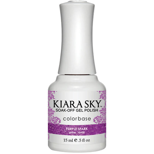 Kiara Sky Gel Polish - PURPLE SPARK