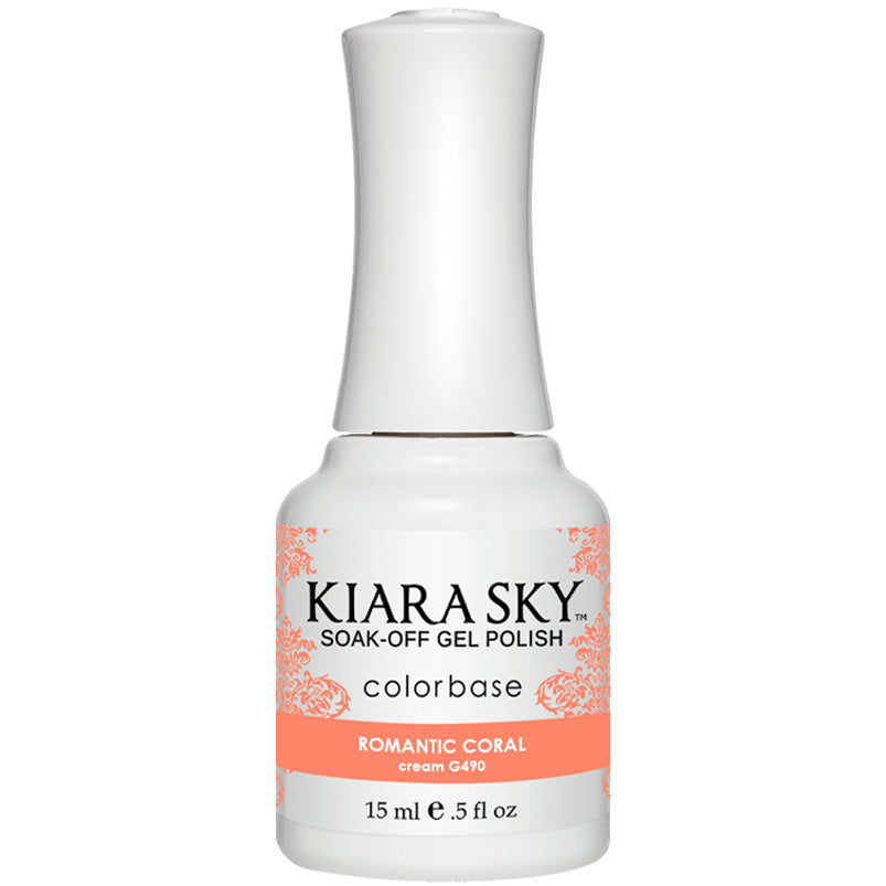 Kiara Sky Gel Polish - ROMANTIC CORAL